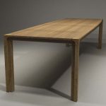 Design Tisch Cosel Nummer 1 aus Holz Sandstein by Sebastian Bohry timeless design
